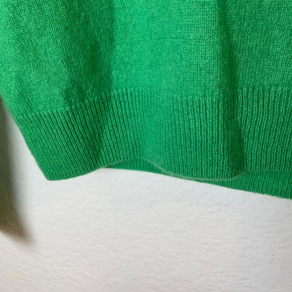 Part Two Cashmere Sweater Kelly Green XS Preppy Holiday Old Money Sustainable - Picture 5 of 12